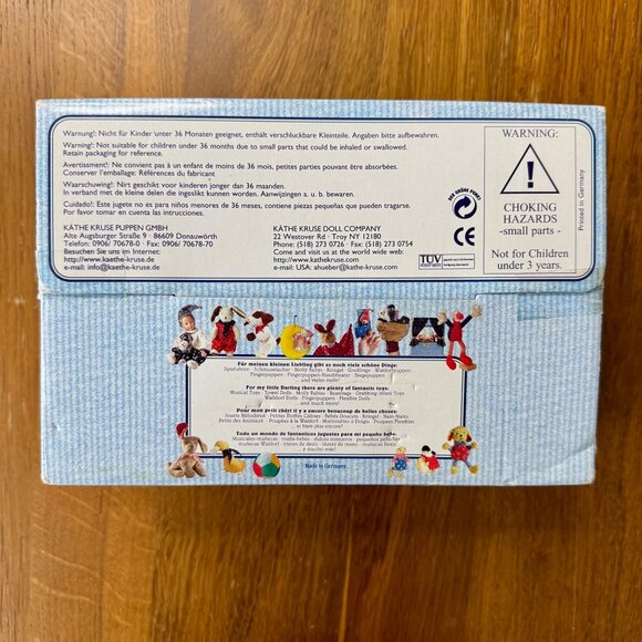 KATHE KRUSE Circus Birthday Ring Set 12 Animal Toys Original Box Cherry Wood - Picture 12 of 13